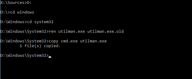 command prompt
